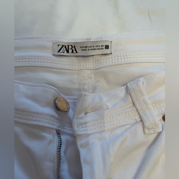 ZARA WHITE JEANS - Picture 2 of 2